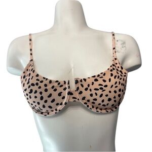🍄3/$20 Leopard Print Underwire bikini top